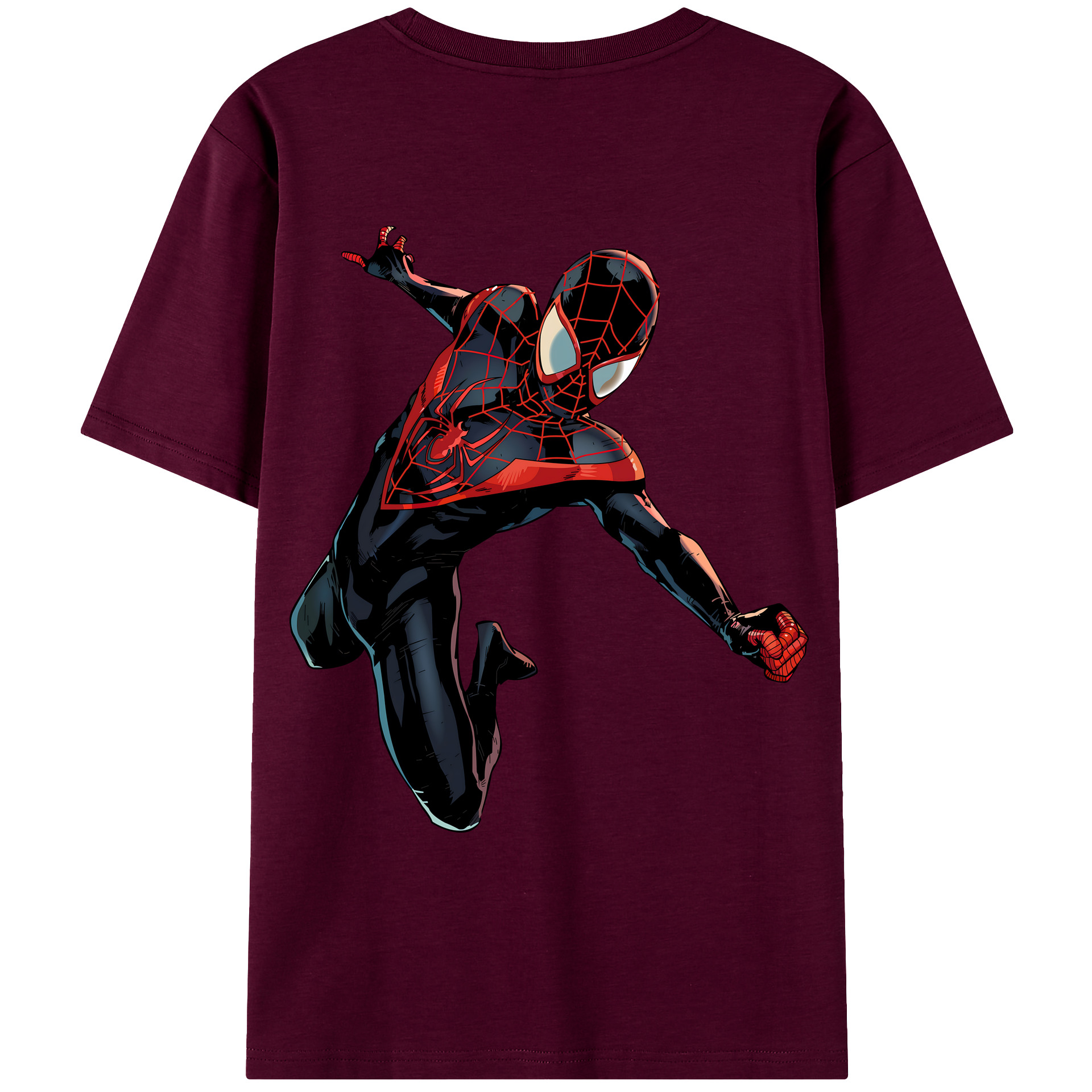 （画像用） Spider Man スパイダーマン レディース半袖Tシャツ(バックプリント)